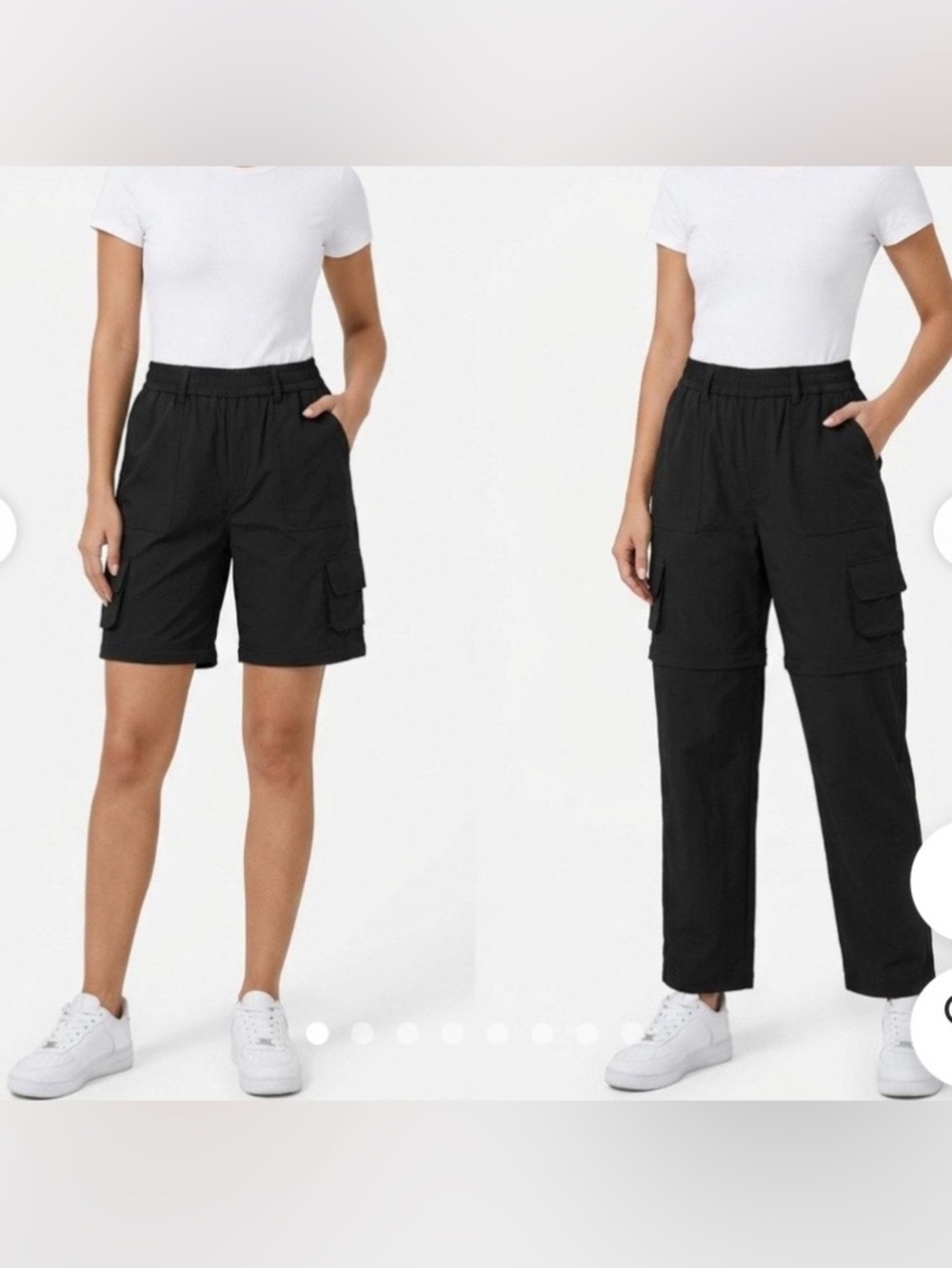 XLARGE. HALARA CONVERIBLE LEG WATER RESISTANT CARGO PANTS